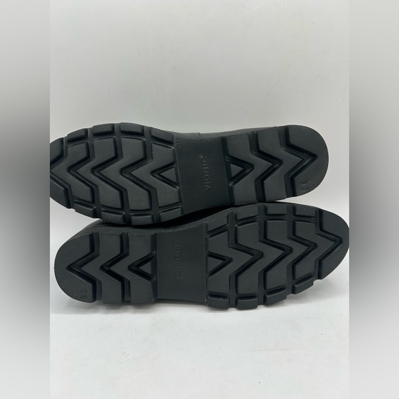 Vionic Kensley Women's Slip On Loafer Black Nappa Leather, Chunky Size 9 - Picture 11 of 12